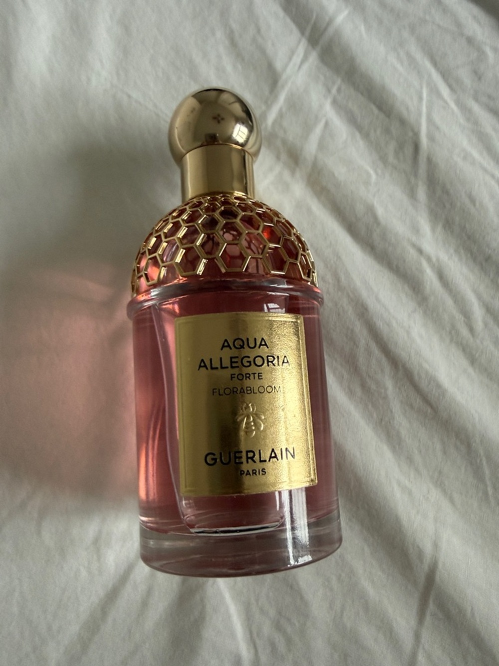 GUERLAIN Aqua Allegoria Florabloom Pink & Gold Bottle